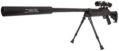 ASG B&T Hush XL 14mm Negative Airsoft Mock Suppressor