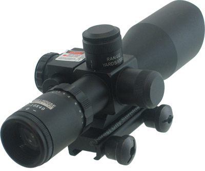 Killhouse® Freedom Gun Scope with Built-in Laser Sight