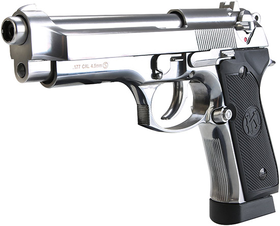 Krownland KL-92 Platinum CO2-powered Air Pistol with Blowback