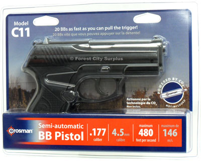 C11 Crosman  Semi Automatic Metal BB Pistols