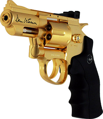 Action Sport Games Dan Wesson Gold 2.5-Inch Metal BB Revolvers