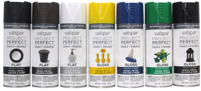 Valspar  Project Perfect Spray Paint + Primer