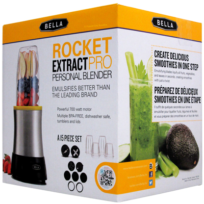 Bella® Rocket Extract Pro 700 Watt Personal Blender