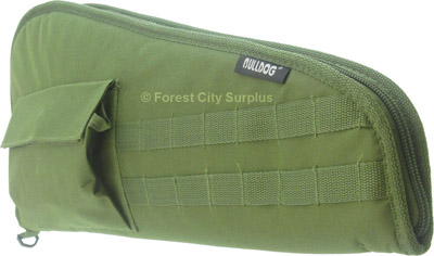 Bulldog  Olive Drab Dual Soft-Sided Pistol Case with Shoulder Strap