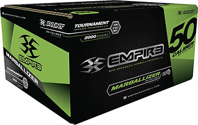 Empire® Marballizer 2000 0.50 Calibre Paintballs with White Fill