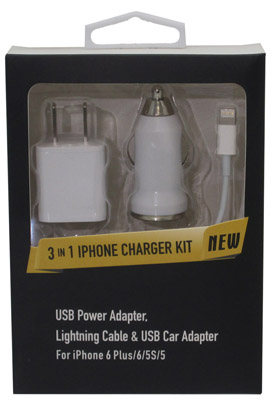 3-in-1 iPhone Charger Kit