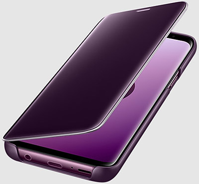 Samsung® Galaxy® S9 Clear View Standing Case - Violet 