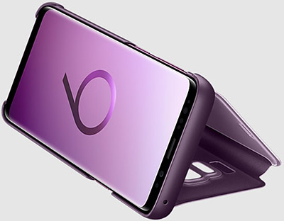 Samsung® Galaxy® S9 Clear View Standing Case - Violet 