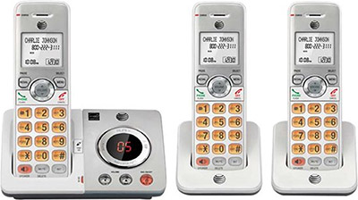 AT&T  EL52306 DECT 6.0 Cordless Phone System with 3 Handsets