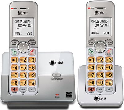 AT&T  EL51203 DECT 6.0 Cordless Phone System with 2 Handsets