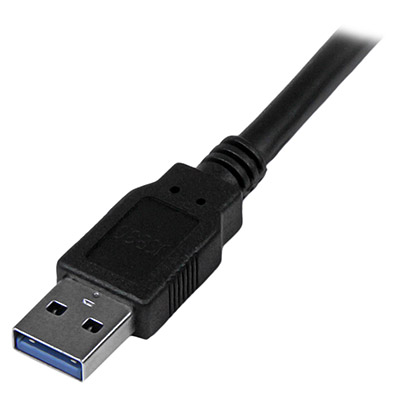 6 ft Black SuperSpeed USB 3.0 Cable A to A - M/M