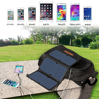 Choetech® Portable 19W Solar-powered Charging Panel
