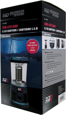 Rockwater Designs  Tak-Lite 600 Lumen LED Camping Lantern