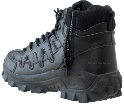 Mil-Spex 6-Inch Tactical Boots with Side Zipper