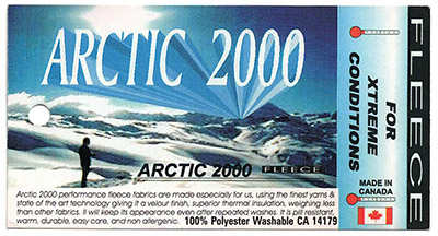 Arctic 2000  Black Fleece Toque with 3M Scotchlite™ Reflective Strip