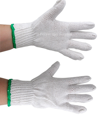 Dozen Large-sized Cotton Knitted Gloves