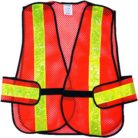 5-point Tear-away Hi-Vis Orange Safety Vest