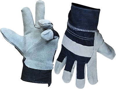 TWX Pert  Split Leather Work Gloves with Fleece Lining