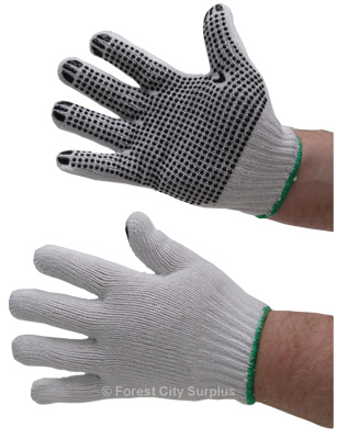 One Dozen PVC Dot Work Gloves