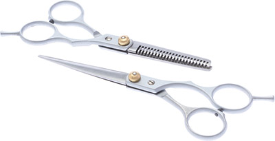 5 1/2-inch Barber Scissors and Thinning Shears Set