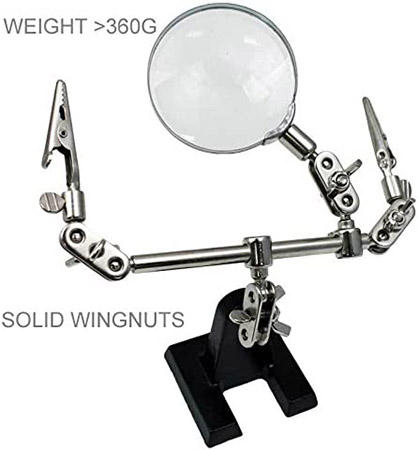 2.5" Helping Hand Magnifying Glass