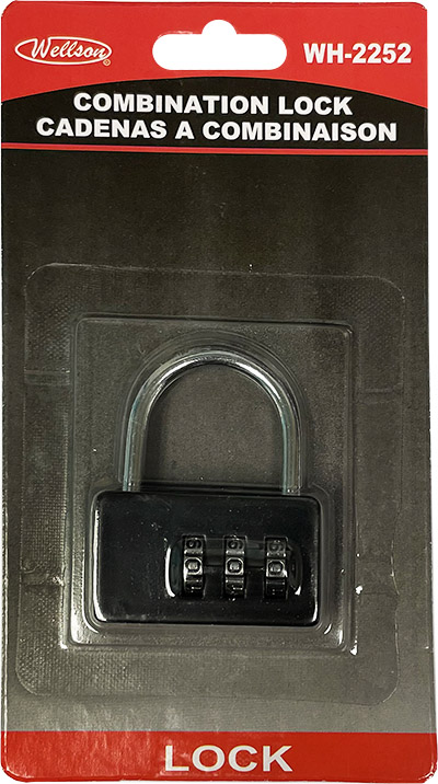 Wellson® Three-digit Combination Lock