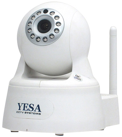 YESA  1/4" 1.0M 720P Indoor Wireless IP Dome Security Camera