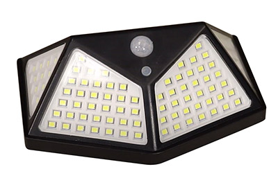 iZoom® Solar Powered Quad Beam 800 Lumens Security Light