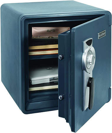 First Alert  1.3 Cubic Ft. Waterproof and Fire-resistant Bolt-down Safe