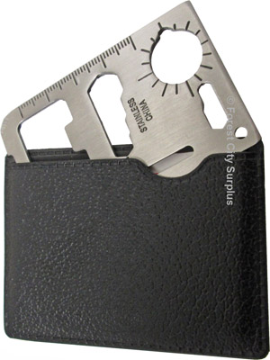 Stainless Steel 10-in-1 Multipurpose Pocket Survival Tools