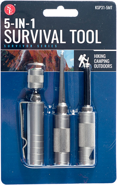 5-in-1 Compact Survival Tool