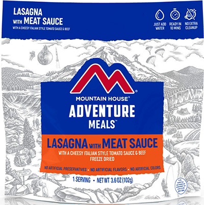 Mountain House  Lasagna with Meat Sauce Freeze-dried Meal