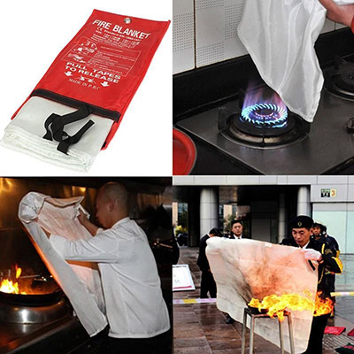 1 Square Meter Home Safety Fire Blanket