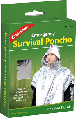 Coghlan's® Emergency Survival Ponchos