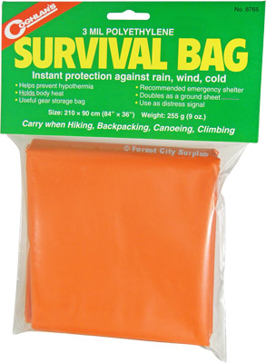 Coghlan's® Survival Bags and Signal Markers