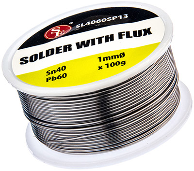 1 mm Solder with Flux Coated Exterior