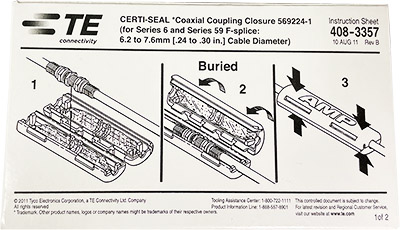 TE Connectivity  Certi-seal Coaxial Coupling Closure