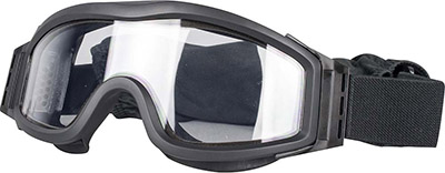 Ballistic Rated Safety Goggles with Prescription Eyeglass Lens Insert