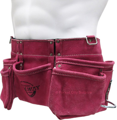 Pink Leather Tool Belts
