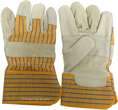 Cowhide Leather Heavy-Duty Work Gloves