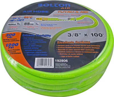 Bolton Air® 3/8-Inch x 100-Foot Cold Weather Air Hose