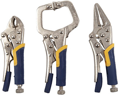 Tooltech® 3-Piece Mini-locking Pliers Set