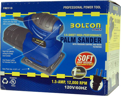 Bolton Power® Palm Finishing Sanders