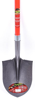 56-Inch Fiberglass Long Handle Round Mouth Shovel