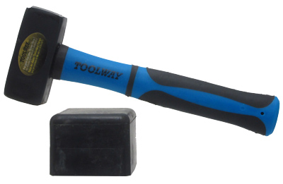 Toolway 2 LB Rubber Mallet - Sledge Hammer