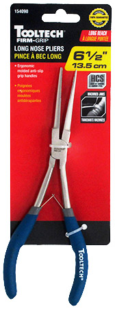 Tooltech  6.5" Straight Long Nosed Pliers