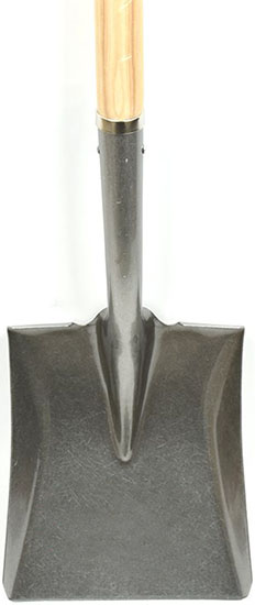 Square Mouth Shovel with 59" Long Wooden Handle