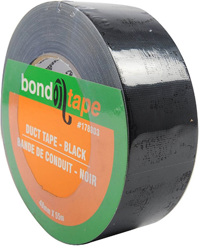 Bond Tape® 48 mm x 55 mm Black Duct Tape