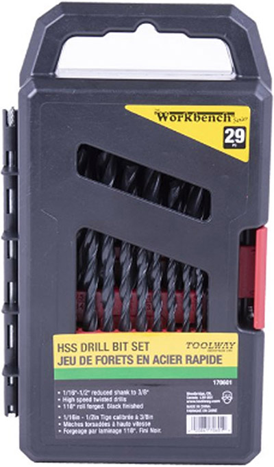 The Workbench Series  29-Piece HSS Drill Bit Set