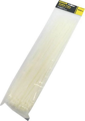 16 Inch Nylon Cable Ties - Clear